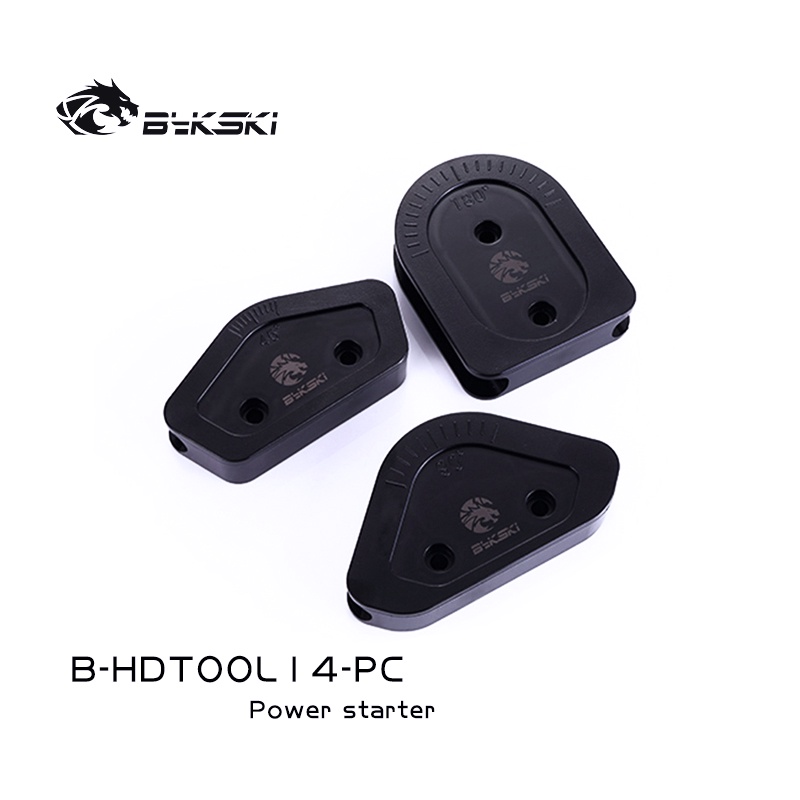 Bykski ท่อน้ําหล่อเย็น PC สําหรับ OD 12 มม. 14 มม. 16 มม. PMMA PETG 45 90 180 องศา B-HDTOOL-PC