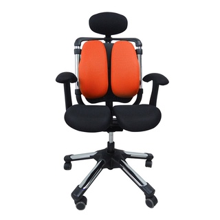 SB Design Square เก้าอี้สำนักงานเพื่อสุขภาพ HARA CHAIR รุ่น NIETZSCHE H-Orange (65x50x130 ซม.)