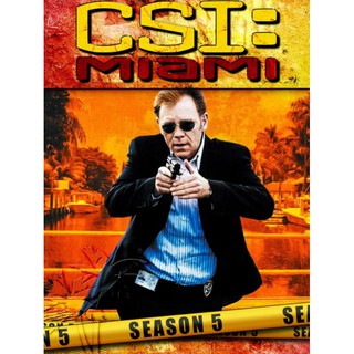 [DVD] CSI:Miami ไขคดีปริศนา ไมอามี่ ซีซั่น 5 : 2006 #ซีรีส์ฝรั่ง (มีพากย์ไทย/ซับไทย-เลือกดูได้) 6 แผ่นจบ