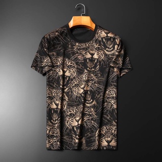 มาใหม่ 📌 เสื้อยืด ผ้าไมโครใส่สบาย คอกลมแขนสั้น พิมพ์ลายหน้าหลัง (พร้อมส่ง มีเก็บเงินปลายทาง)