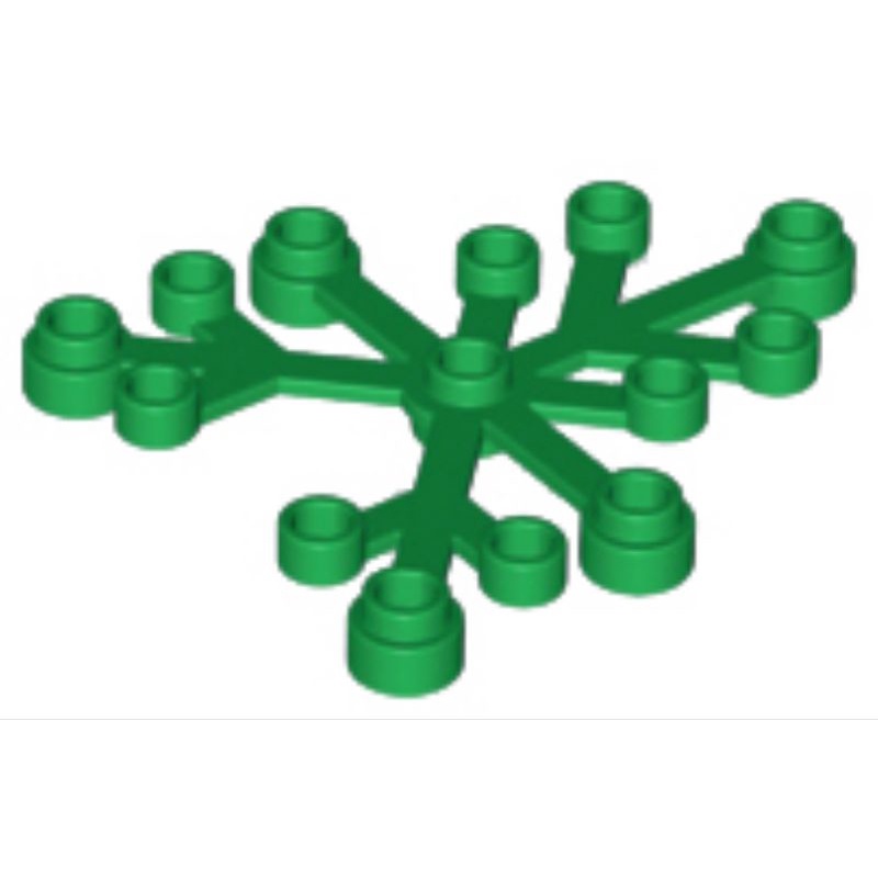 Part Lego 2417 Plant Leaves 6 x 5