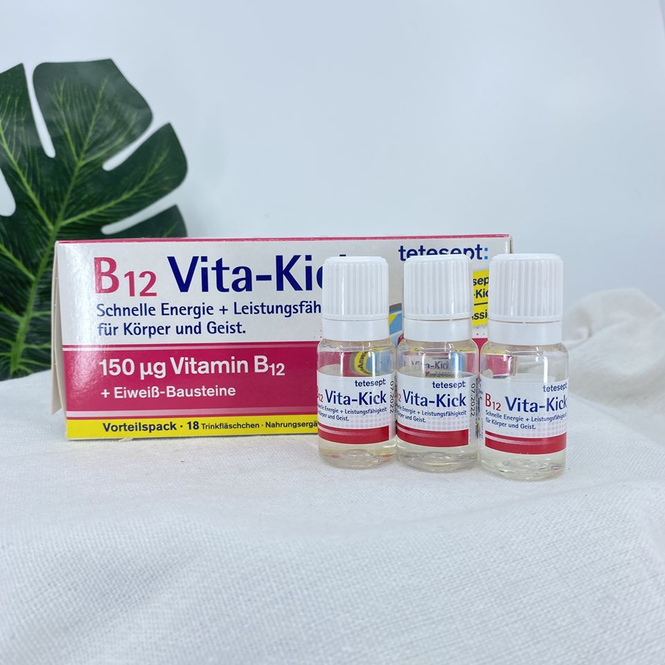 วิตามิน B12 VITAMIN-KICK กล ่ อง 18 ขวด
