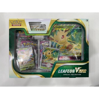 PE PKM--BRST--levster Pokemon TCG Leafeon V Star Box Brilliant Stars 1 EN Box 1820650809026