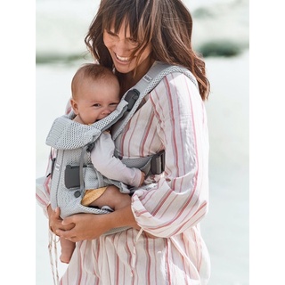 เป้อุ้มเด็ก BabyBjorn Baby Carrier One Air silver color สภาพเหมือนใหม่