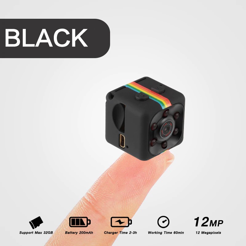 Sq11 Mini Camera กล้องมินิ FULL HD 1080P 12MP กล้องแอบถ่าย DVR กล้อง