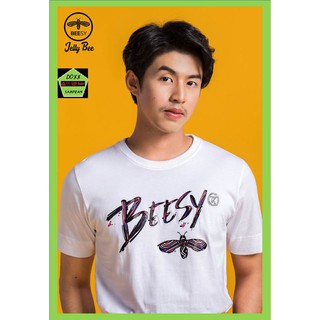 beesy เสื้อคอกลม ชาย หญิง รุ่น Jelly bee สีขาว