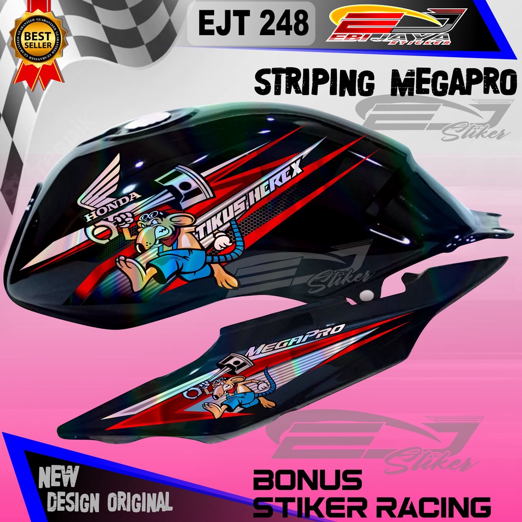 สติ๊กเกอร์ Mega PRO STRIPING / MP HOLOGRAM และ NON HOLOGRAM MOTORCYCLE VARIATIONS / HONDA MOTORCYCLE