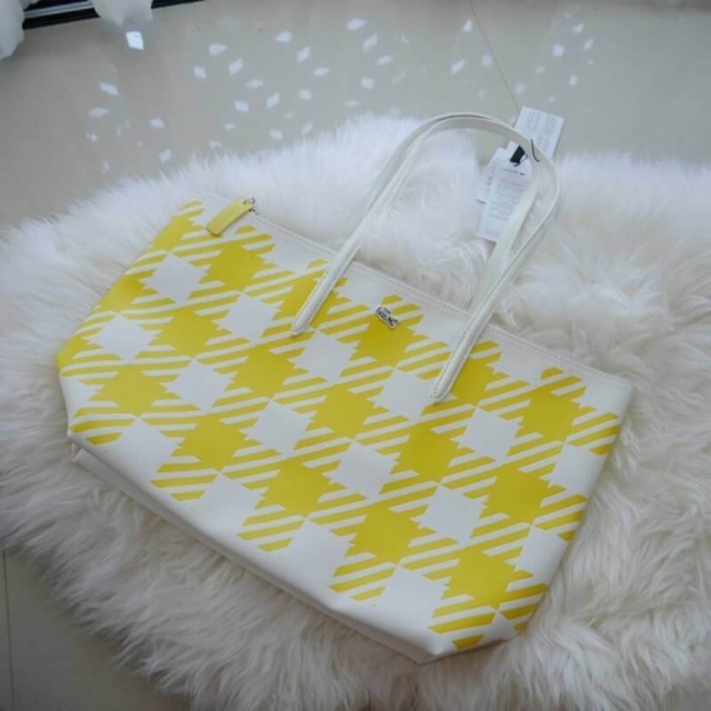 LACOSTE PVC TOTE BAG