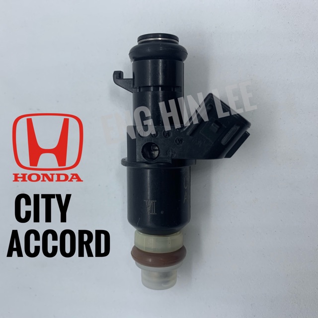 หัวฉีดน้ำมันเชื้อเพลิง (1ตัว) HONDA JAZZ CITY ACCORD 16450-PWC-J01 (6รู) แท้!!