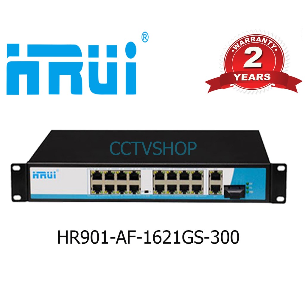 HR901-AF-1621GS-300 Meets the standards of the IEEE 802.3 /IEEE 802.3u/IEEE 802.3z and IEEE 802.3ab