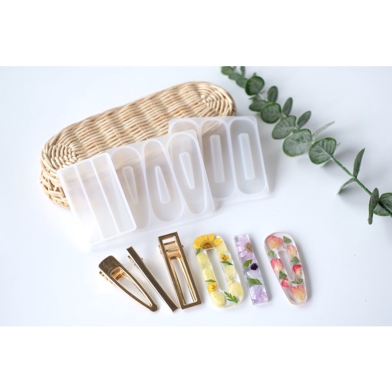 พร้อมส่ง แม่พิมพ์กิ๊บติดผม แม่พิมพ์ซิลิโคน แม่พิมพ์เรซิ่น อะไหล่กิ้บติดผม