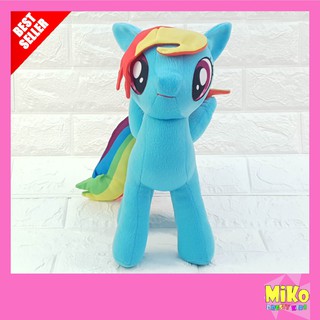 ตุ๊กตา โพนี่ เรนโบว์แดช Pony Rainbow Dash ขนาด 12 นิ้ว  / ของเล่น ของเล่นเด็ก ของขวัญ ลิขสิทธิ์แท้ งานป้าย