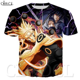 CLOOCL Anime Naruto 3D Print Men Hip-hop T-Shirts