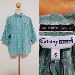 เสื้อทรงโอเวอร์ไซส์​ easy pieces ผ้าญี่ปุ่น​ ใส่สบาย