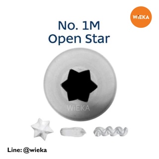 หัวบีบ 1M เกาหลี Open Star Tips ลายคม ครบทุกเบอร์