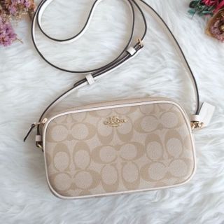 ส่งฟรี CROSSBODY POUCH IN SIGNATURE CANVAS (COACH F77996