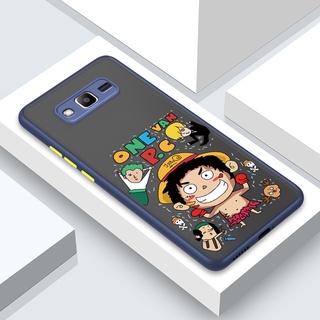 เคสโทรศัพท์มือถือ ลายการ์ตูนวันพีช ลูฟี่ สําหรับ Samsung Galaxy J2 J5 J4 J7 Prime J6 Plus J4+ Core 2018 2015 For Soft Case Phone Casing Camera Lens Protector Full Cover simple Silicone Cases mobile covers