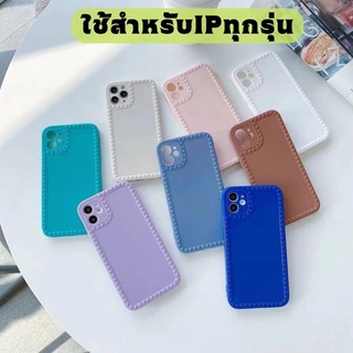 -พร้อมส่งในไทย-เคสซิลิโคน สีพาสเทล TPU ใช้สำหรับIPทุกรุ่น#025