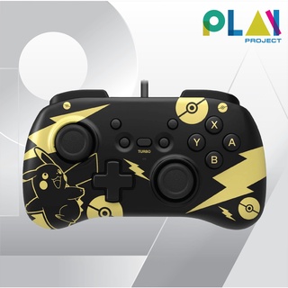 จอย Hori Pad Mini Black &amp; Gold Pikachu Edition สำหรับ Nintendo Switch [มือ1]