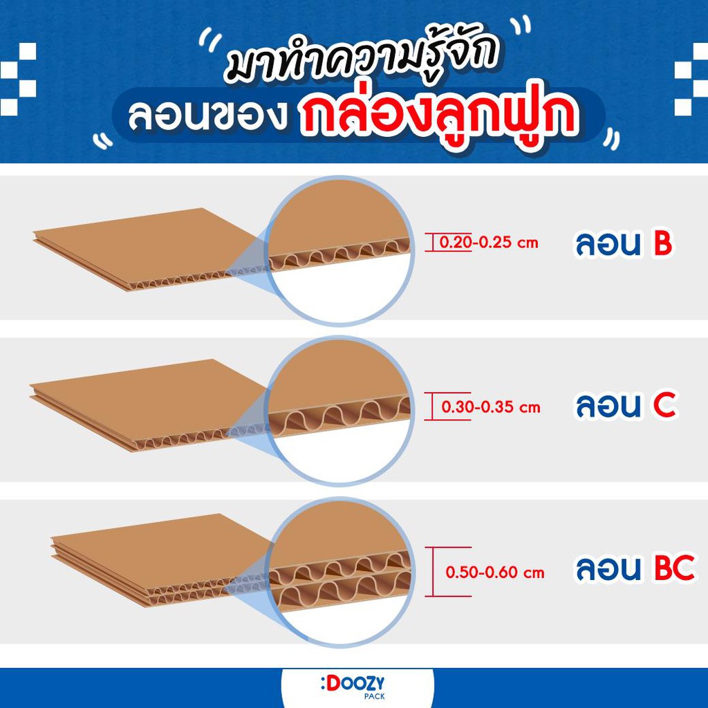 Lite Box กล่องไปรษณีย์ ขนาด D (22x35x14  ซม.)  แพ็ค 20 ใบ กล่องพัสดุ กล่องฝาชน Doozy Pack ถูกที่สุด! - รูปที่ 4