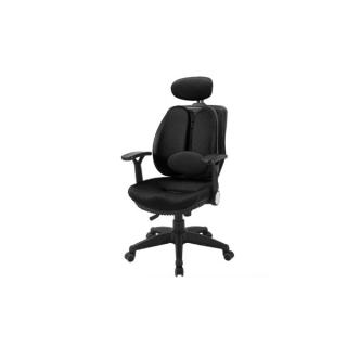 Ergotrend เก้าอี้เพื่อสุขภาพ เก้าอี้ทำงาน เก้าอี้สำนักงาน เออร์โกเทรน รุ่น Dual-06BFF สีดำ