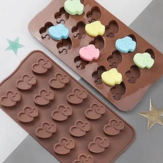 แม่พิมพ์ซิลิโคน พร้อมส่งจากไทย พิมพ์วุ้น ชอคโกแลต สบู่ หัวใจ