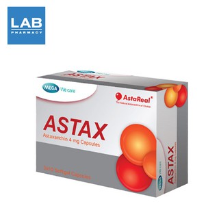 Mega We Care Astax Astaxanthin 4mg 30s - เมก้า วีแคร์ ผลิตภัณฑ์เสริมอาหารแอสตาแซนธิน 1 กล่อง