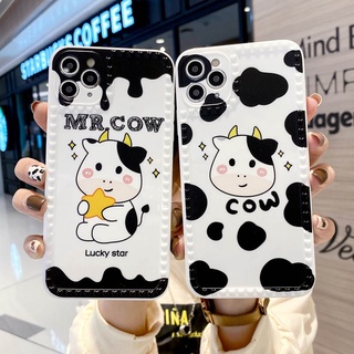 🔥 เคสซิลิโคน MR Cow  11 Pro Max XR X XS 6 7plus 7 8 Plus พลัส SE 2020 112pro Case 7พลัส #945