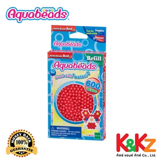 Aquabeads Red Solid Bead Pack (ชุดรีฟิล) / ลูกปัดสเปรย์น้ำ อควาบีท เม็ดบีดสีแดง แพคเติม