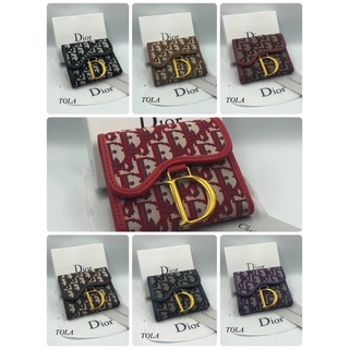 MS กระเป๋าแบรนด์เนม กระเป๋าปั้มแบรนด์ DR กระเป๋าสตางค์ใบสั้น