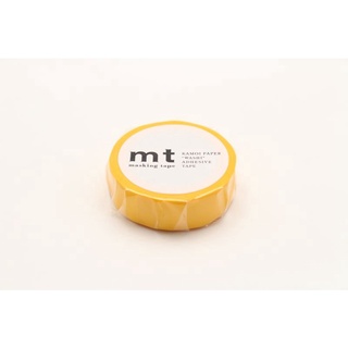 mt masking tape yellow (MT01P184) / เทปตกแต่งวาชิ สี yellow แบรนด์ mt masking tape ประเทศญี่ปุ่น