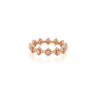 ake ake The Rituals Micro Cross Ring Extreme - Pure Pink