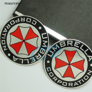 maurcey 3D Aluminum Alloy Umbrella Corporation Resident Evil Decals Decorations Badge MC