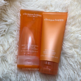 Clinique Happy for Men Body and Hair Wash - Body Cream 200 มล.