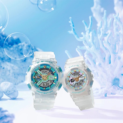 นาฬิกาคู่ Casio G-Shock&amp;BABY-G LOVER’S COLLECTION 2021 รุ่น SLV-21A-7 ของขวัญวาเลนไทน์ ของแท้100% รับประกัน1ปี