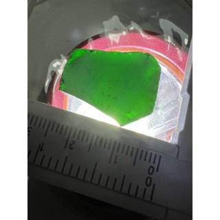 Synthetic emerald uncut 18 gram