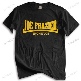 ถูกสุดๆเสื้อยืดผ้าฝ้าย พิมพ์ลาย Joe FRAZIER Smokin Joe Boxing Legend แฟชั่นฤดูร้อน สําหรับผู้ชาย