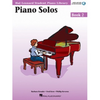 หนังสือเรียนเปียโน PIANO SOLOS BOOK 2 – BOOK WITH ONLINE AUDIO Hal Leonard Student Piano Library