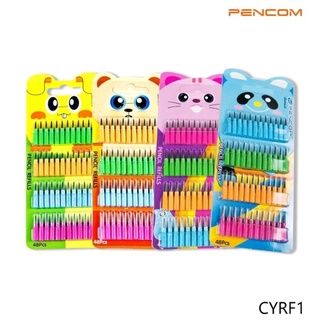 ไส้ดินสอต่อไส้ รีฟิว Pencil Refills เพ็นคอมพ์ Pencom คละลาย ราคาต่อ 1 แพค