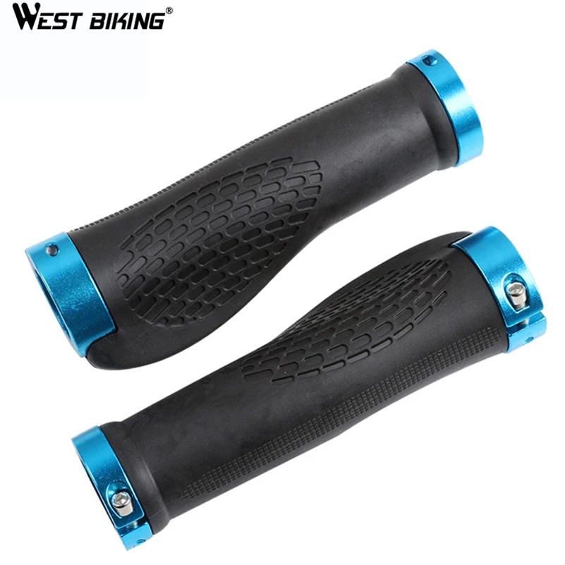 WEST BIKING ปลอกแฮนด์มือจับยาง อะลูมิเนียม กันลื่น สําหรับรถจักรยานเสือภูเขา — صورة 5