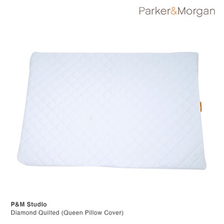 Parker&amp;Morgan : ปลอกกันเปื้อน  กันชื้น สวมใส่อีกชั้นก่อนใส่ปลอกหมอน  -P&amp;M Studio Diamond Quilted Pillow Protector 21"x31