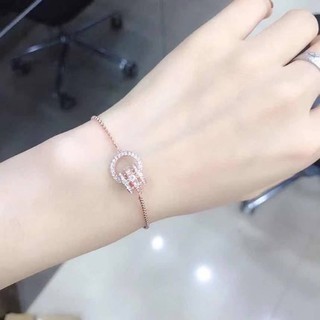 New 😍กำไลข้อมือ สีพิ้งโกลด์สุดหรู🦢พร้อมส่ง ไม่ต้องรอนาน