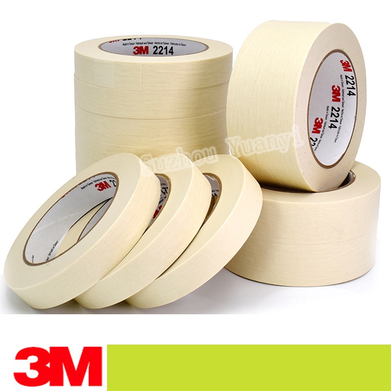 3m 2214 เทปกาว แข็งแรง ไม่ทิ้งรอย เทปกาว อุณหภูมิสูง สเปรย์สี กระดาษกําบัง
