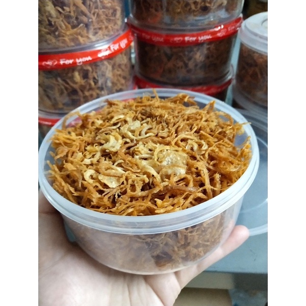 หมูฝอยอบกรอบ(170กรัม)ปราศจากน้ำมันทำใหม่ๆทุกรอบการส่งสะอาดไม่มีกลิ่นหืนทานกับข้าวหรือข้าวเหนียวร้อนๆเข้ากันมากน้ำหนักรัม - รูปที่ 3