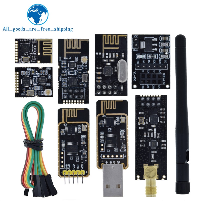 โมดูลส่งสัญญาณข้อมูลไร้สาย NRF24L01+ 2.4G 2.4GHz NRF24L01 NRF24L01+PA+LNA 1000 เมตร สําหรับ Arduino