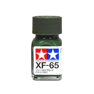 สีสูตรอีนาเมล สีโมเดลพลาสติกสูตรสีน้ำมันทามิย่า TAMIYA XF-65 Field Grey (10 ml)