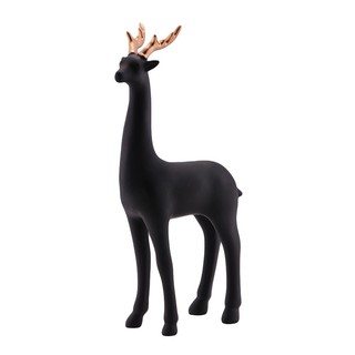 Other home accessories DECORATE DEER 20.5X38.5CM BLACK HOME LIVING STYLE Home decoration Home &amp; Furniture อุปกรณ์ตกแต่งบ