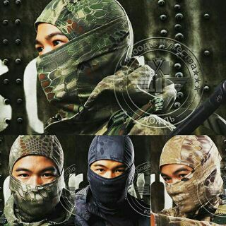 โม่งคลุมหัว กันแดดกันฝุ่น (Camouflage Balaclava Full Face Hood Mask)