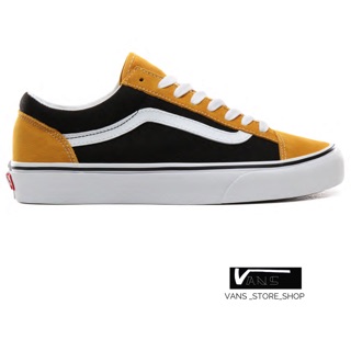 VANS STYLE36 VINTAGE MANGO MOJITO BLACK SNEAKERS สินค้ามีประกันแท้