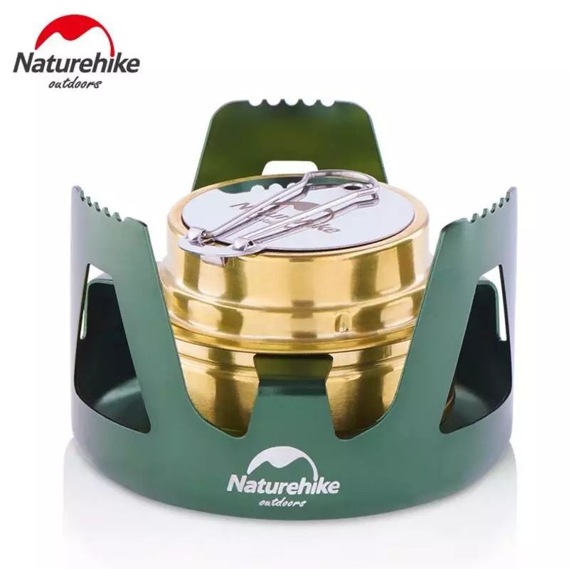 CAM_อุปกรณ์แคมป์ปิ้ง พร้อมส่ง! เตาแอลกอฮอล์ เตาแคมป์ปิ้ง Naturehike หม้อสนาม  Camping